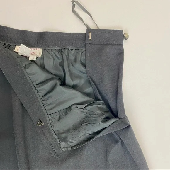 🤍 2026 Summer Fashion 🤍 Vintage Sophisticated Editions 100% Wool NWOT Skirt - Picture 4 of 7